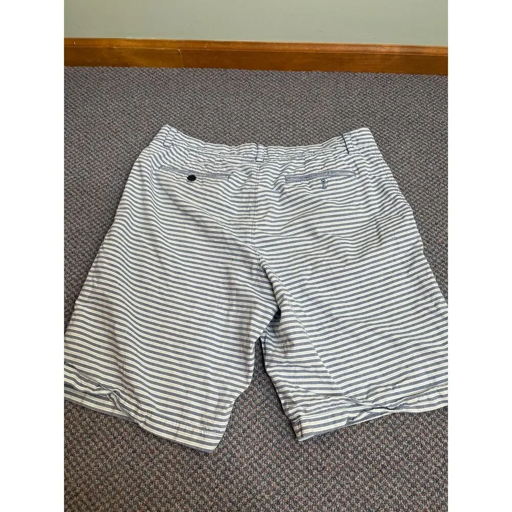 Banana Republic Striped Chino Short 35